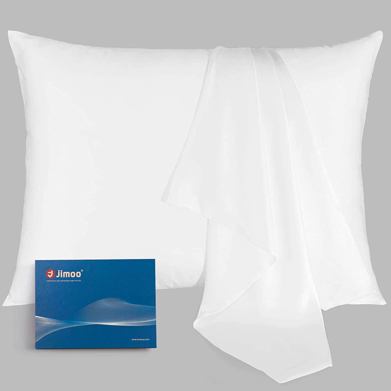 silk pillowcase white 22mm