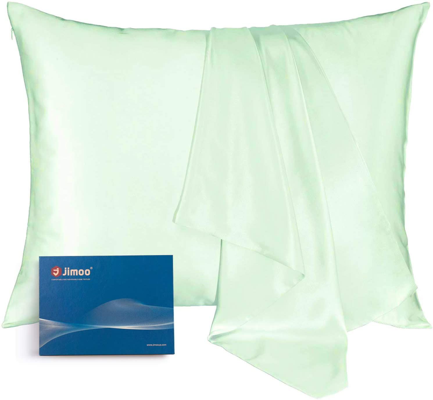 silk pillowcase Light Green 22mm