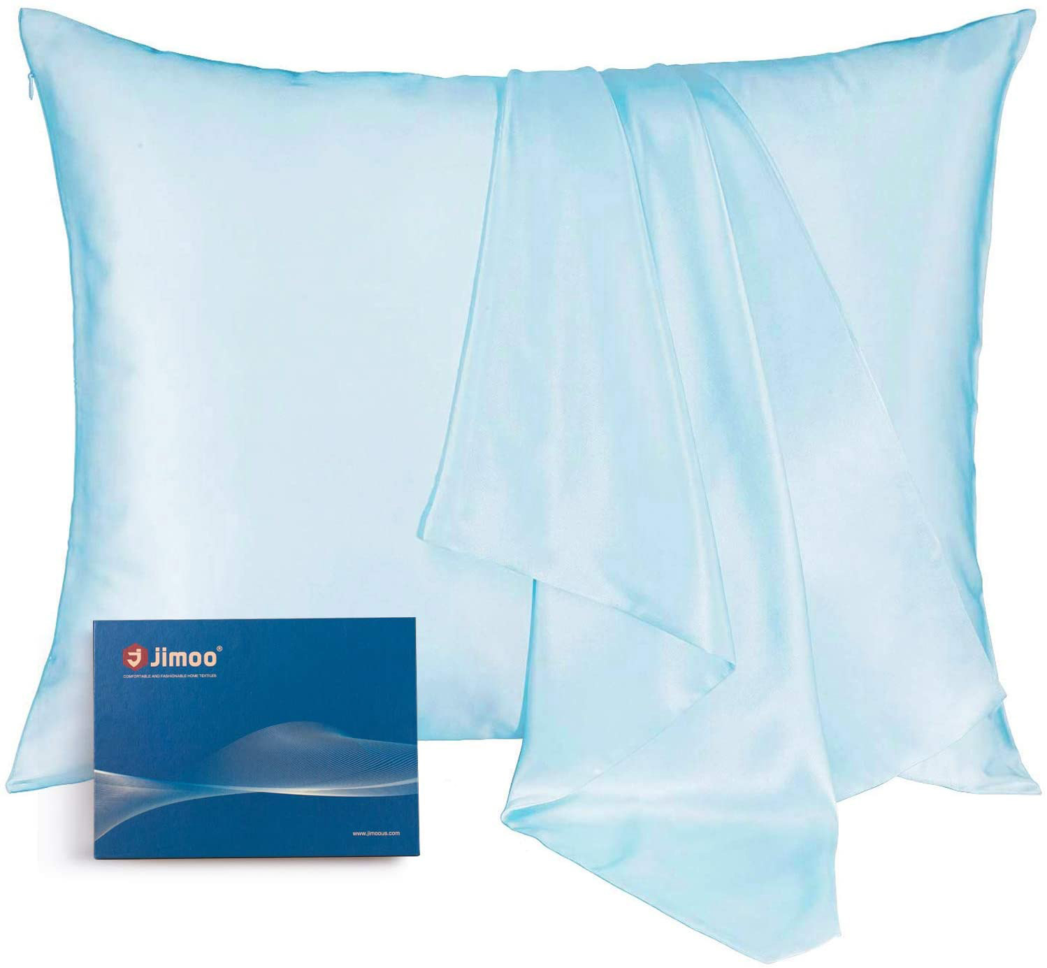 silk pillowcase Light Blue 22mm
