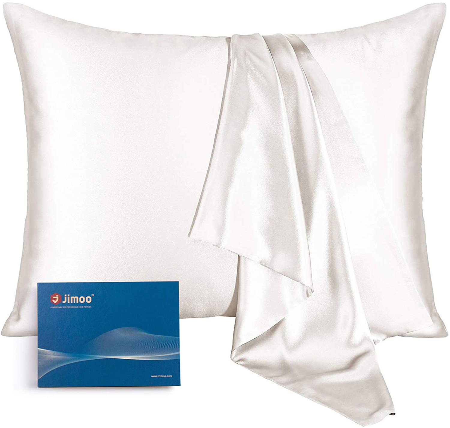 silk pillowcase Ivory White 22mm