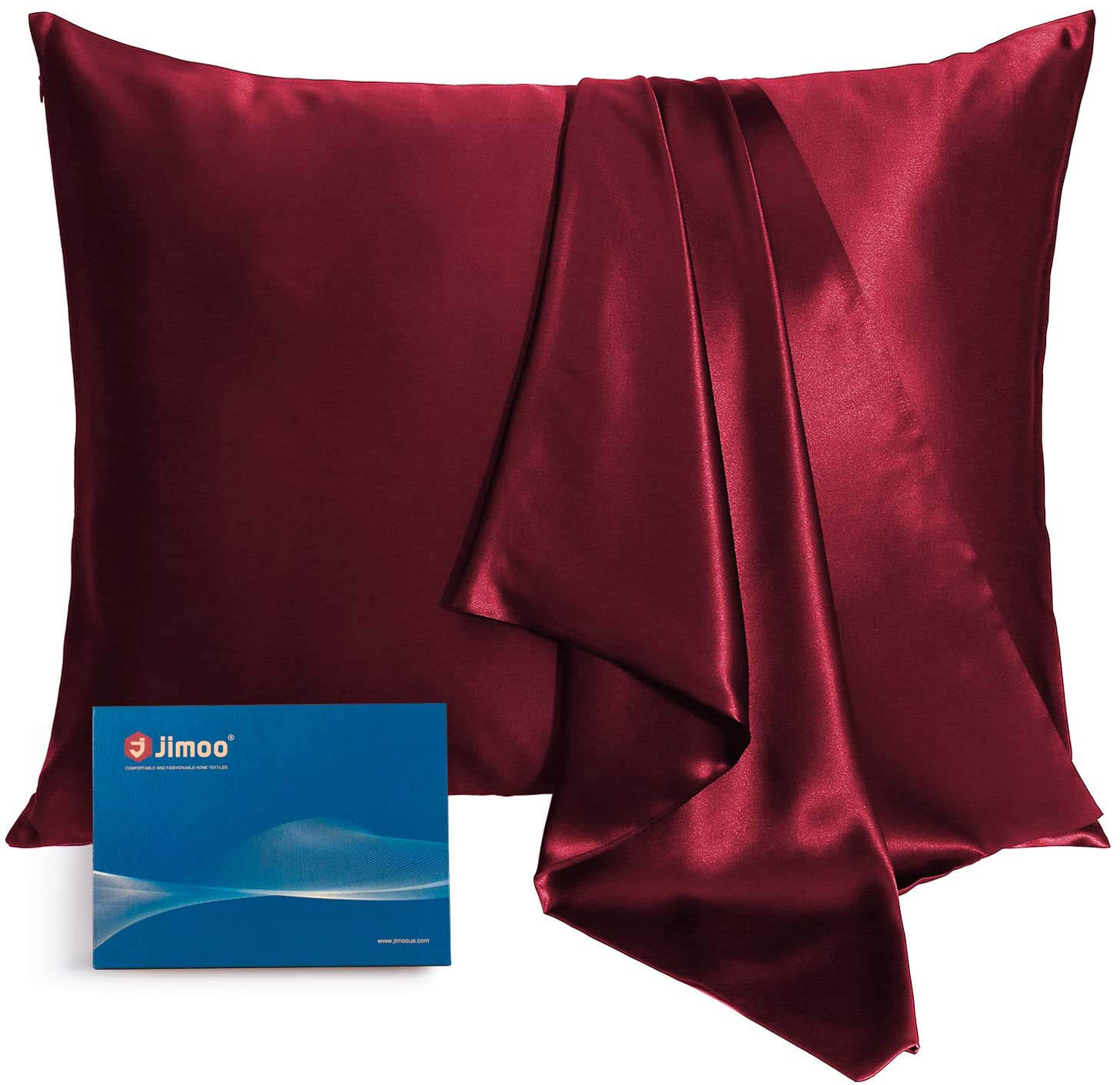 silk pillowcase Wine Red 22mm