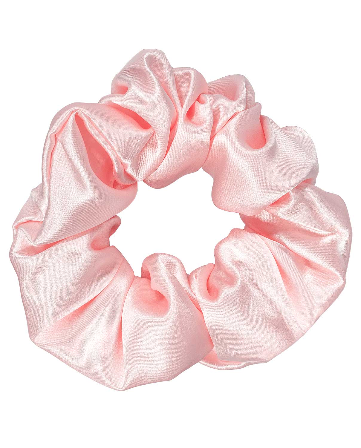 100% Silk Scrunchies pink