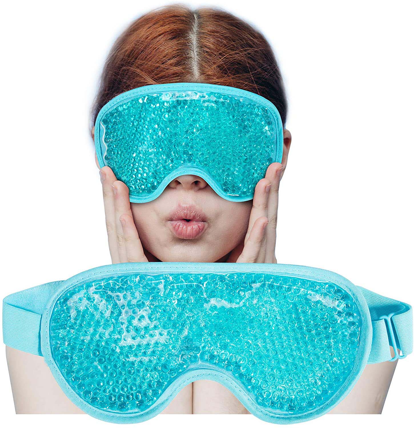 Cooling Ice Gel Eye Mask (Blue)
